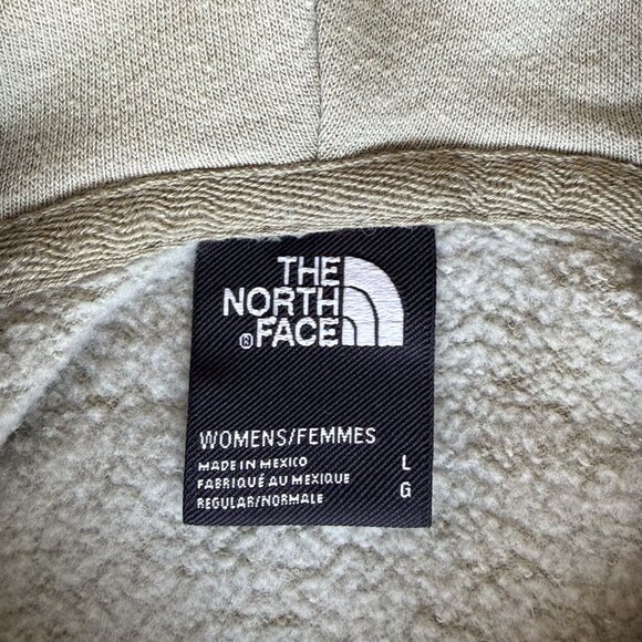 North Face Hoodie Sage Green Kids Large - Picture 3 of 3